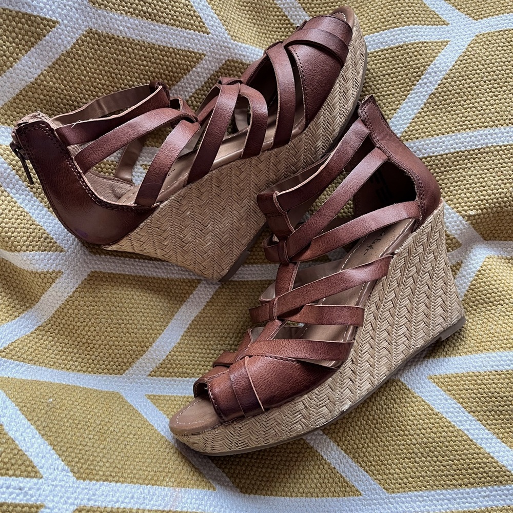American Eagle Wedge Sandals